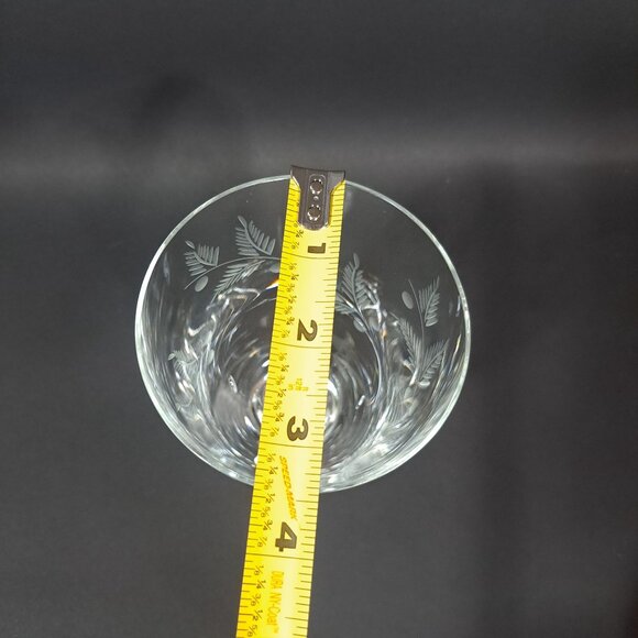 Electra Arcadia Iced Tea Footed Hand Blown Discontinued Glass Goblet Water Wine - Picture 5 of 13